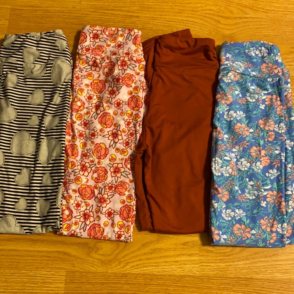 Tween lularoe girls leggings lot